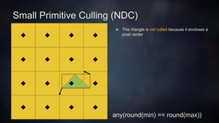 Optimizing the Graphics Pipeline with Compute, GDC 2016 | PPTX