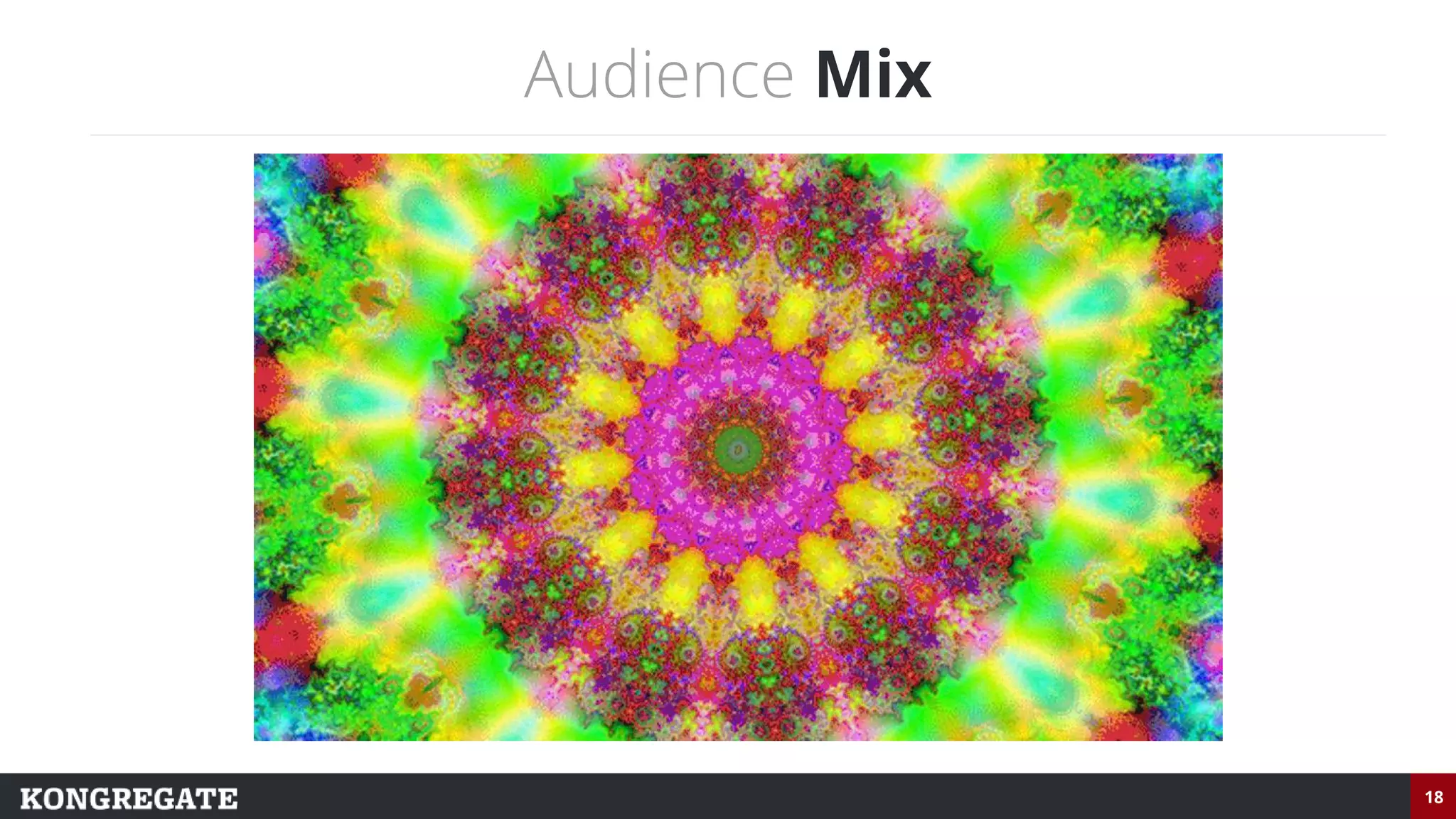 18
Audience Mix
 