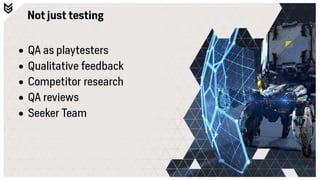 Horizon Zero Dawn: An Open World QA Case Study