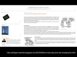 http://philippe-watrelot.blogspot.com/2019/08/dix-mots-cles-pour-les-enseignants.html
 