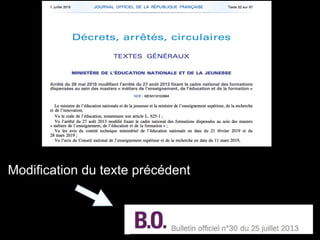 Modification du texte précédent
 
