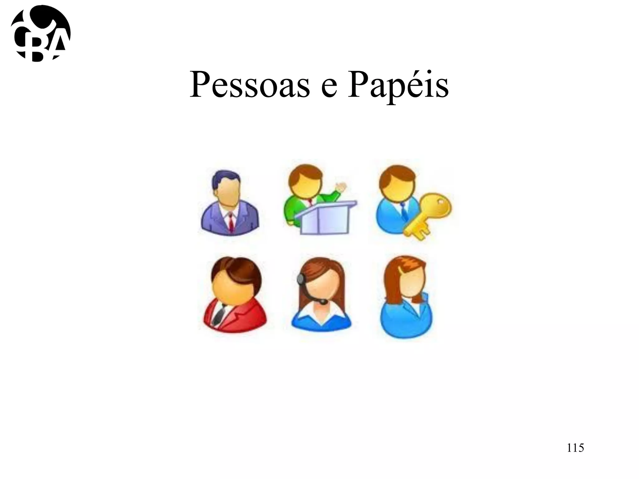 Pessoas e Papéis
115
 