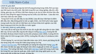 Việt Nam-Cuba
1.Kinh tế, giao dịch
-Việt Nam và Cuba đang hợp tác kinh tế song phương trong nhiều lĩnh vực dựa
vào thế mạn...