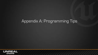 Appendix A: Programming Tips
 