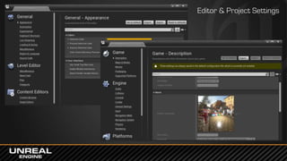Editor & Project Settings
 