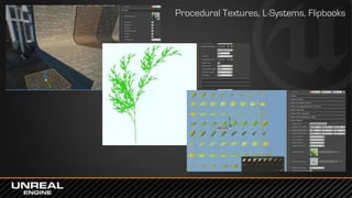 Procedural Textures, L-Systems, Flipbooks
 