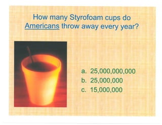 Green Destination Challenge Eco Quiz