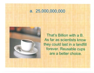 Green Destination Challenge Eco Quiz