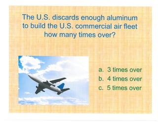 Green Destination Challenge Eco Quiz