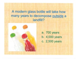 Green Destination Challenge Eco Quiz