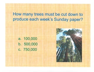 Green Destination Challenge Eco Quiz