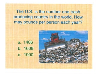 Green Destination Challenge Eco Quiz