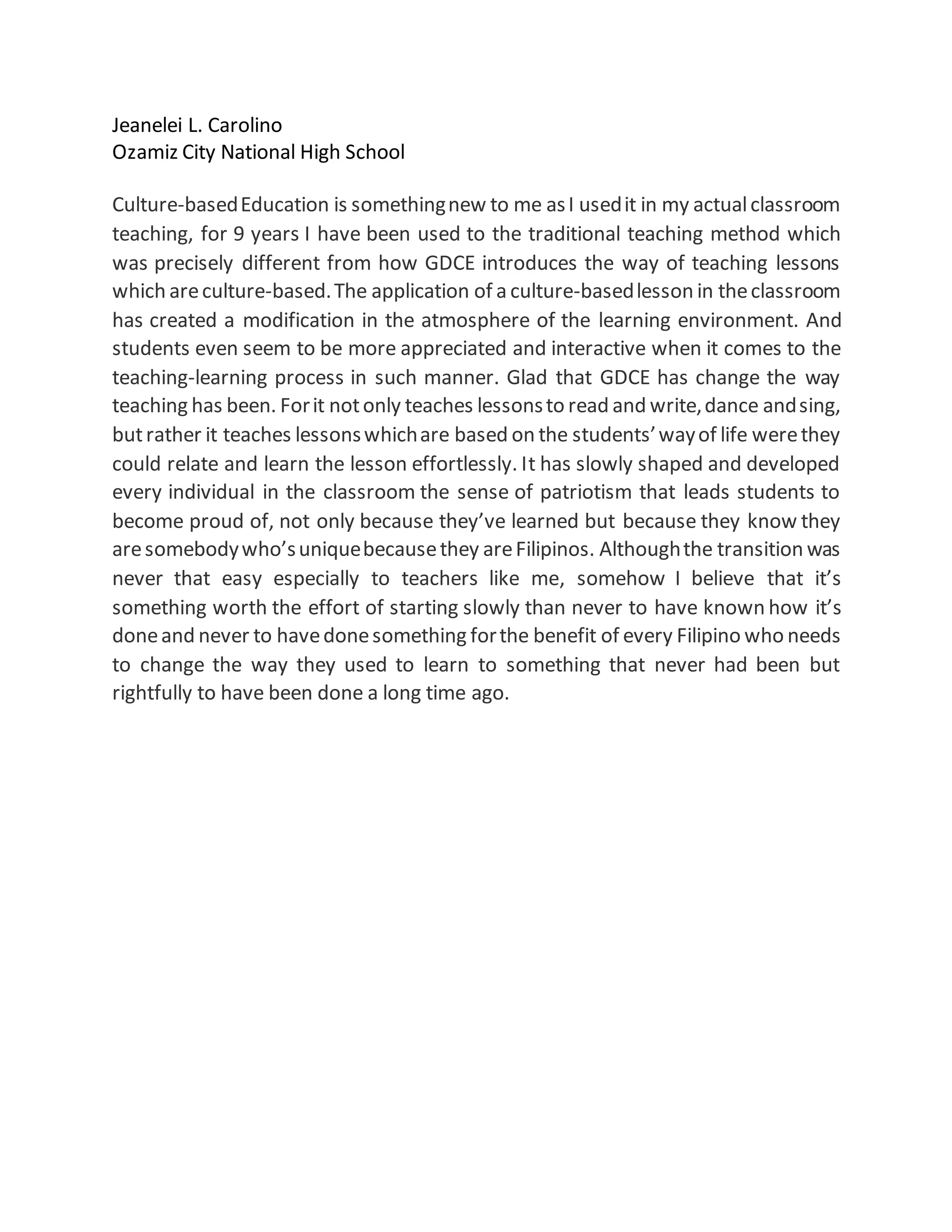 GDCE Feedback PDF gdce-feedback-pdf
