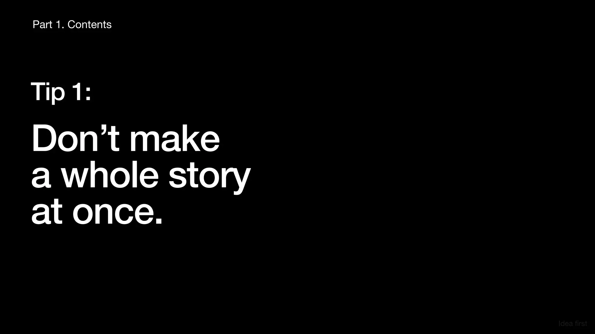 Quick start! for tech talk beginners