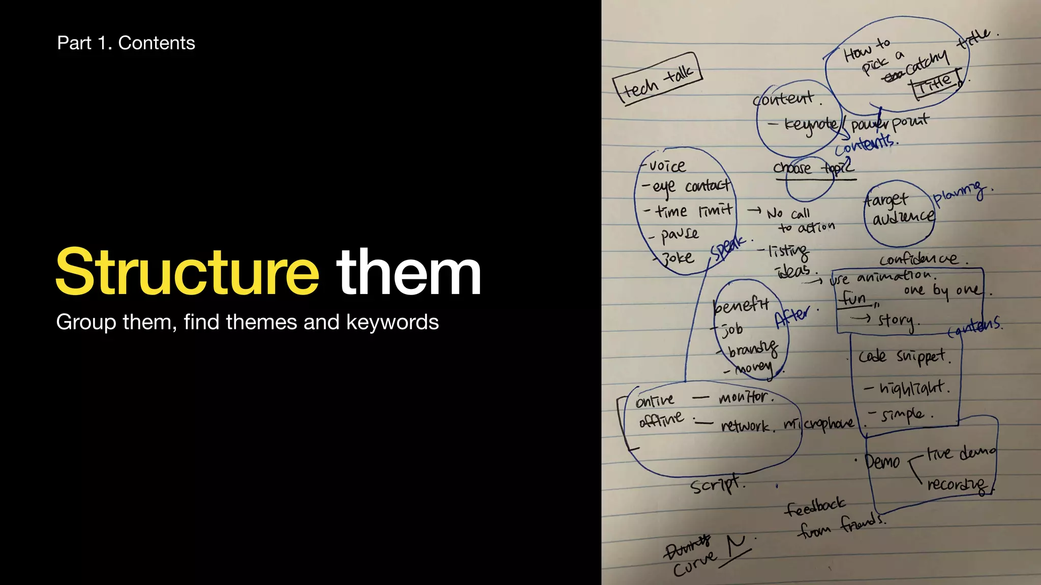 Quick start! for tech talk beginners