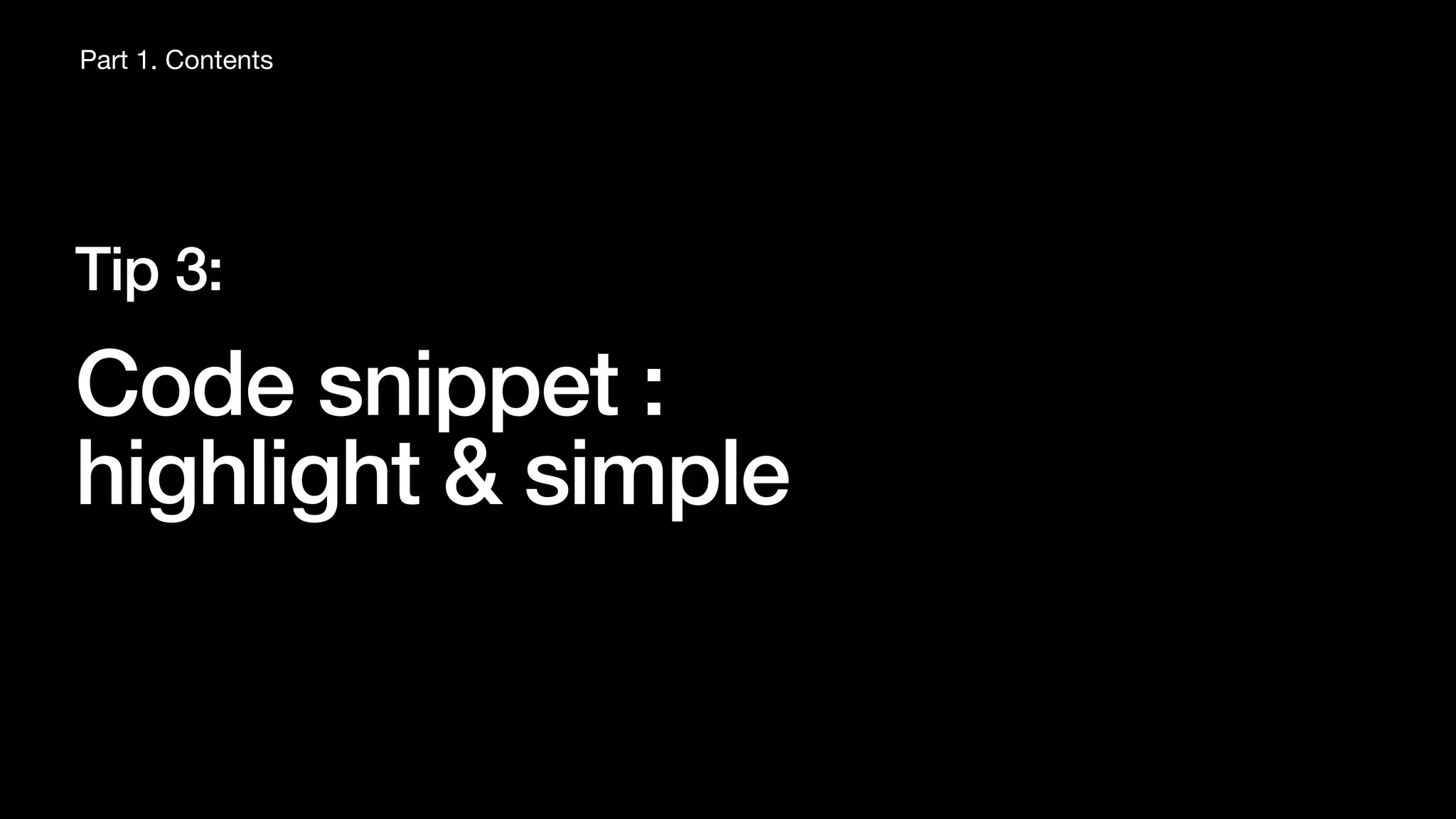 Quick start! for tech talk beginners