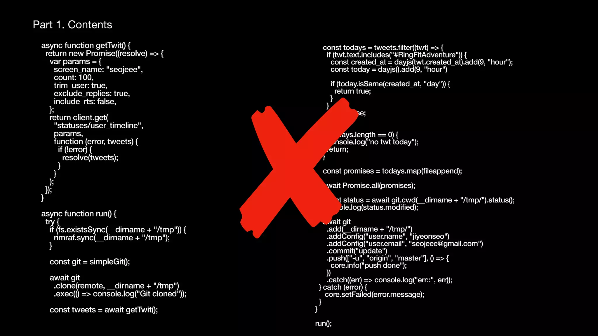 Quick start! for tech talk beginners