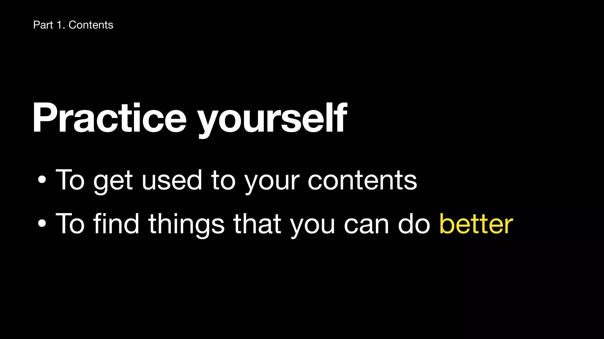 Quick start! for tech talk beginners