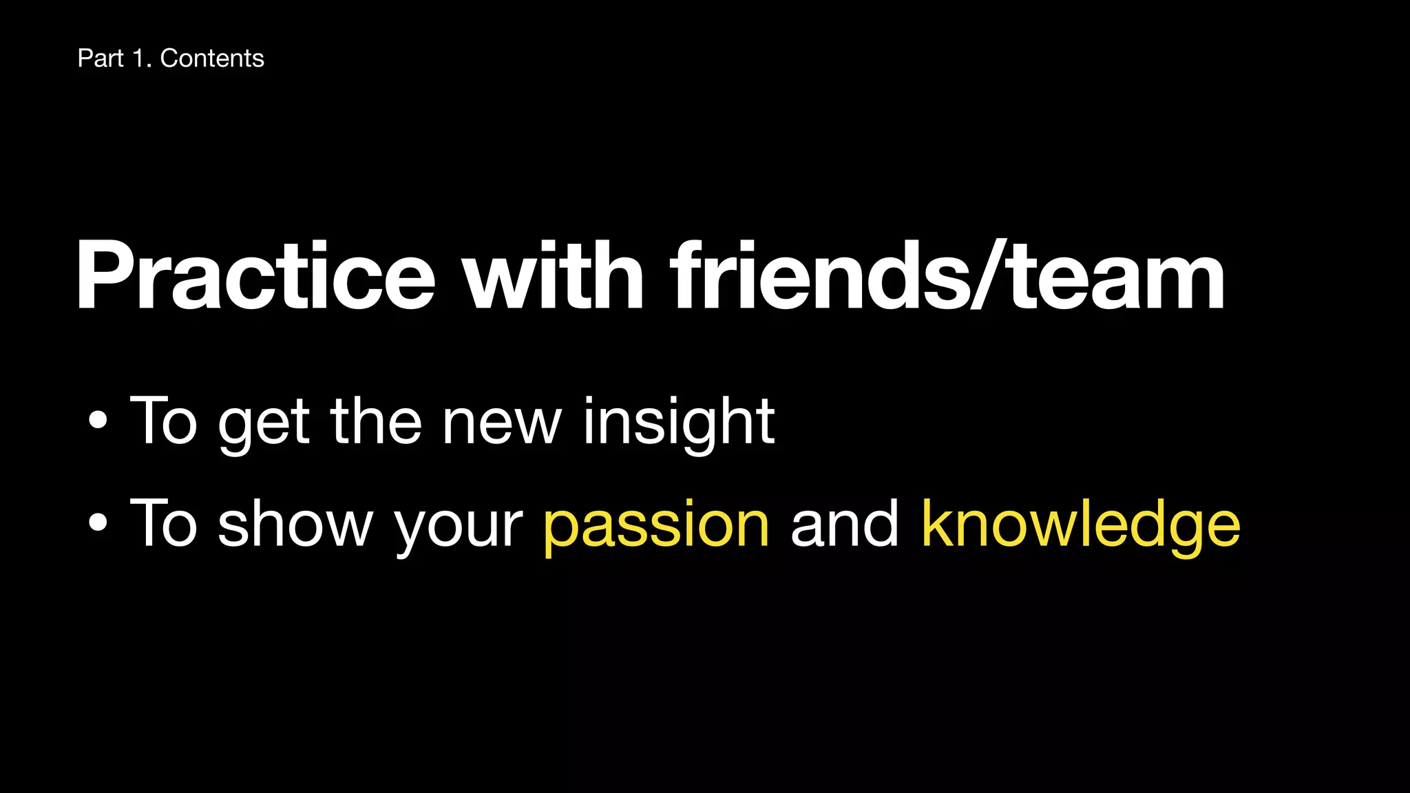 Quick start! for tech talk beginners