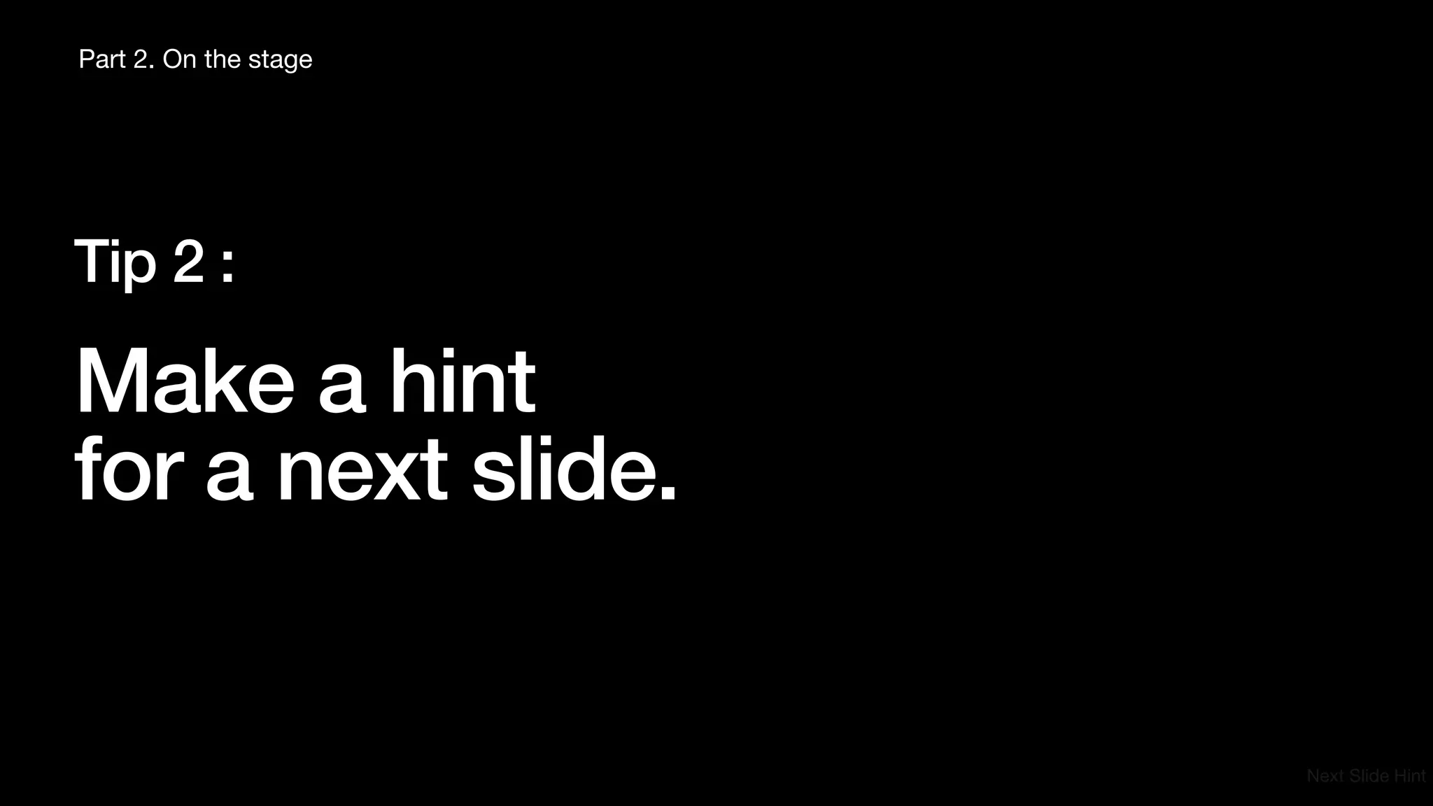 Quick start! for tech talk beginners