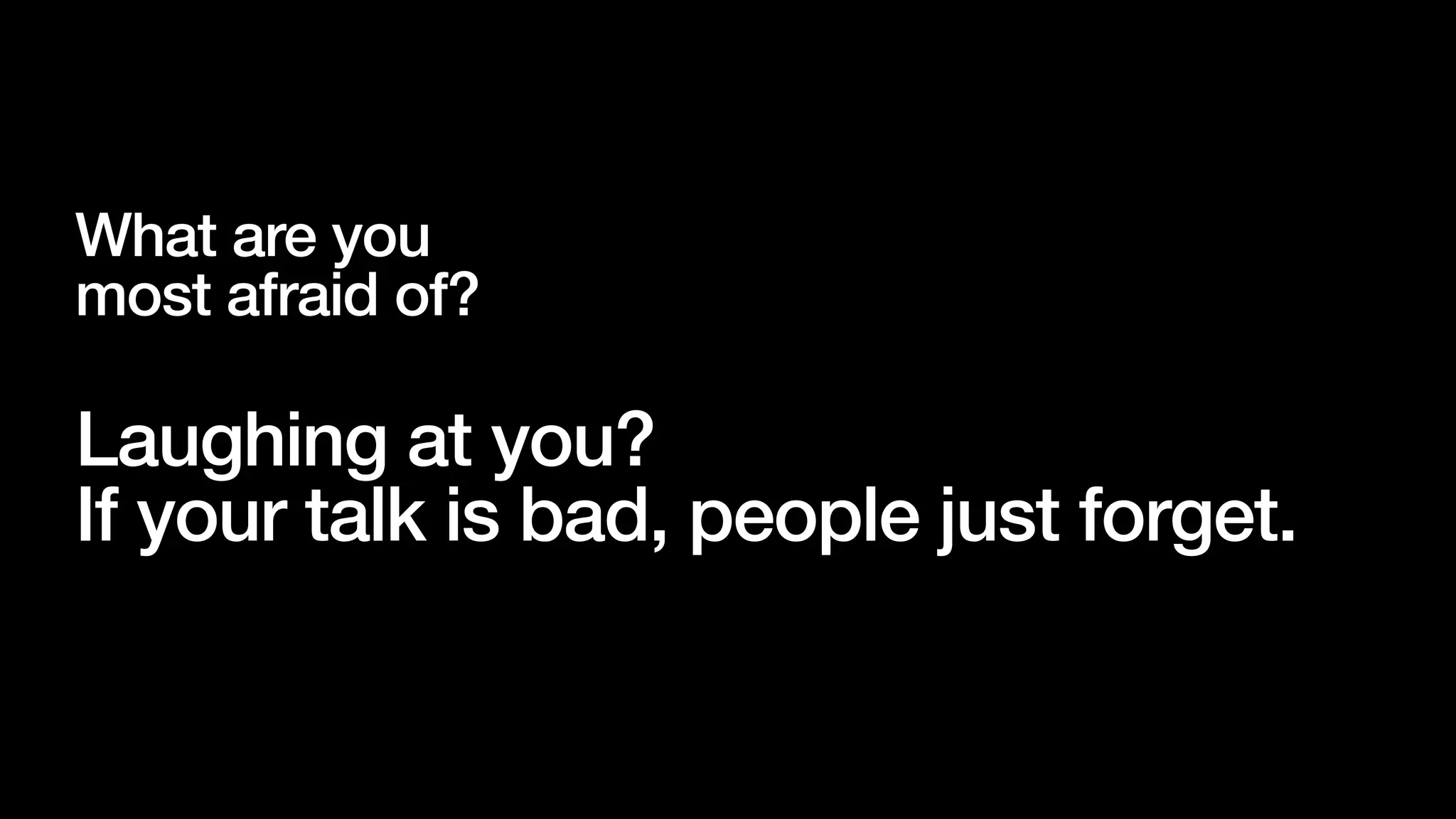 Quick start! for tech talk beginners