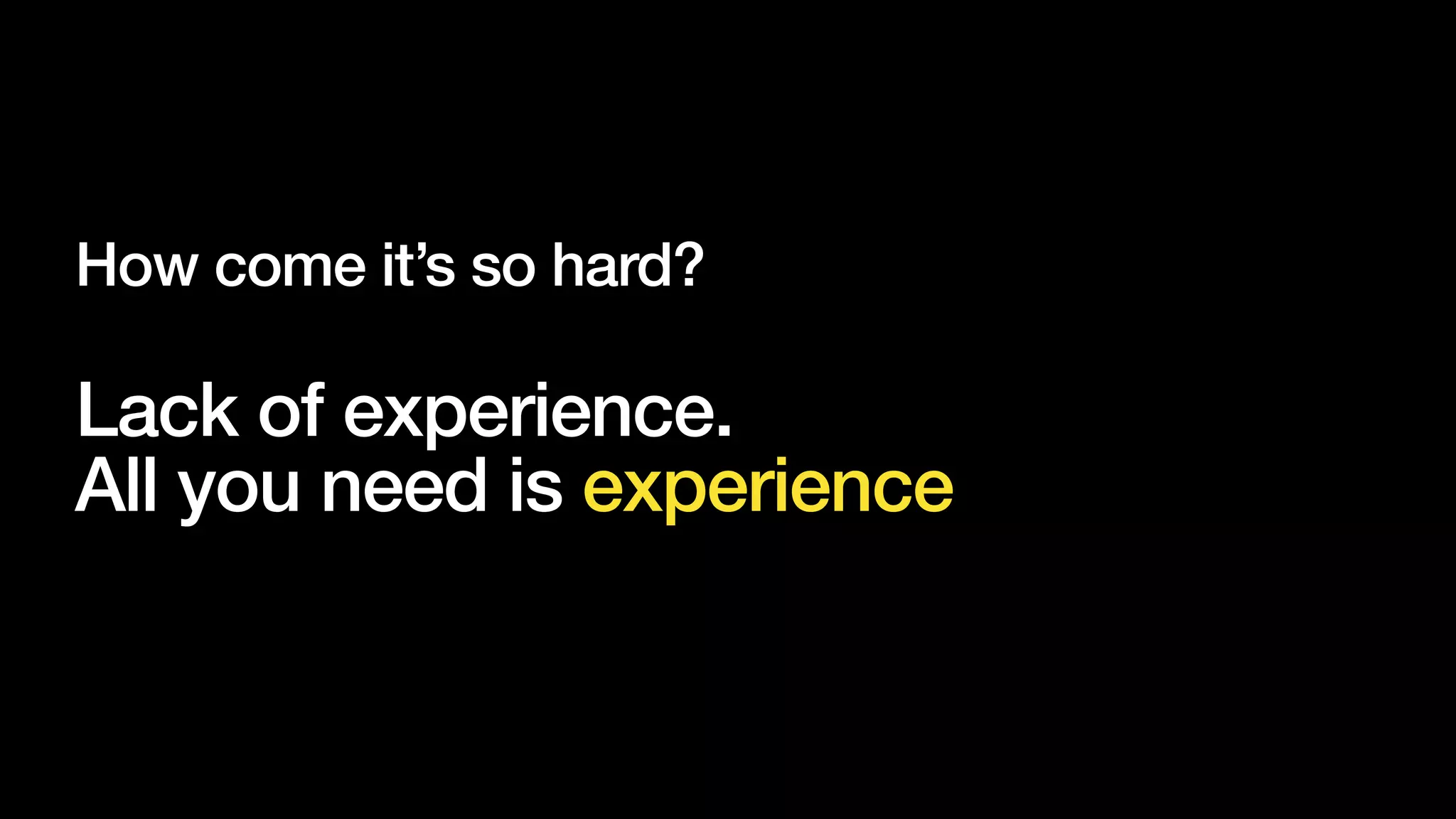 Quick start! for tech talk beginners