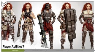 Player Abilities?
Concept Pre-Production Production Polish
 