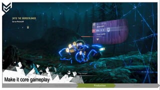 Make it core gameplay
Concept Pre-Production Production Polish
 