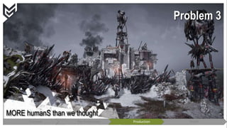 MORE humanS than we thought
Concept Pre-Production Production Polish
Problem 3
 