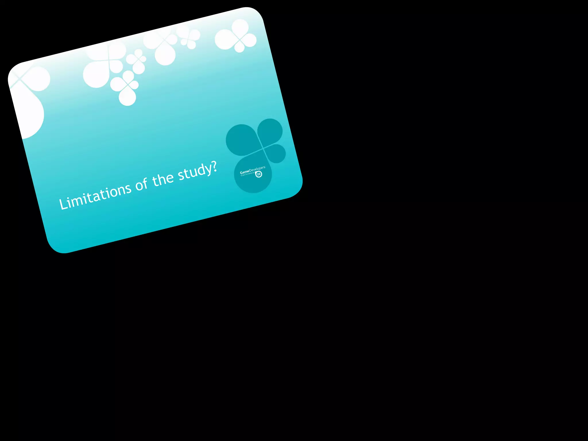 GDCMobile08: Creativity Techniques is Game Design