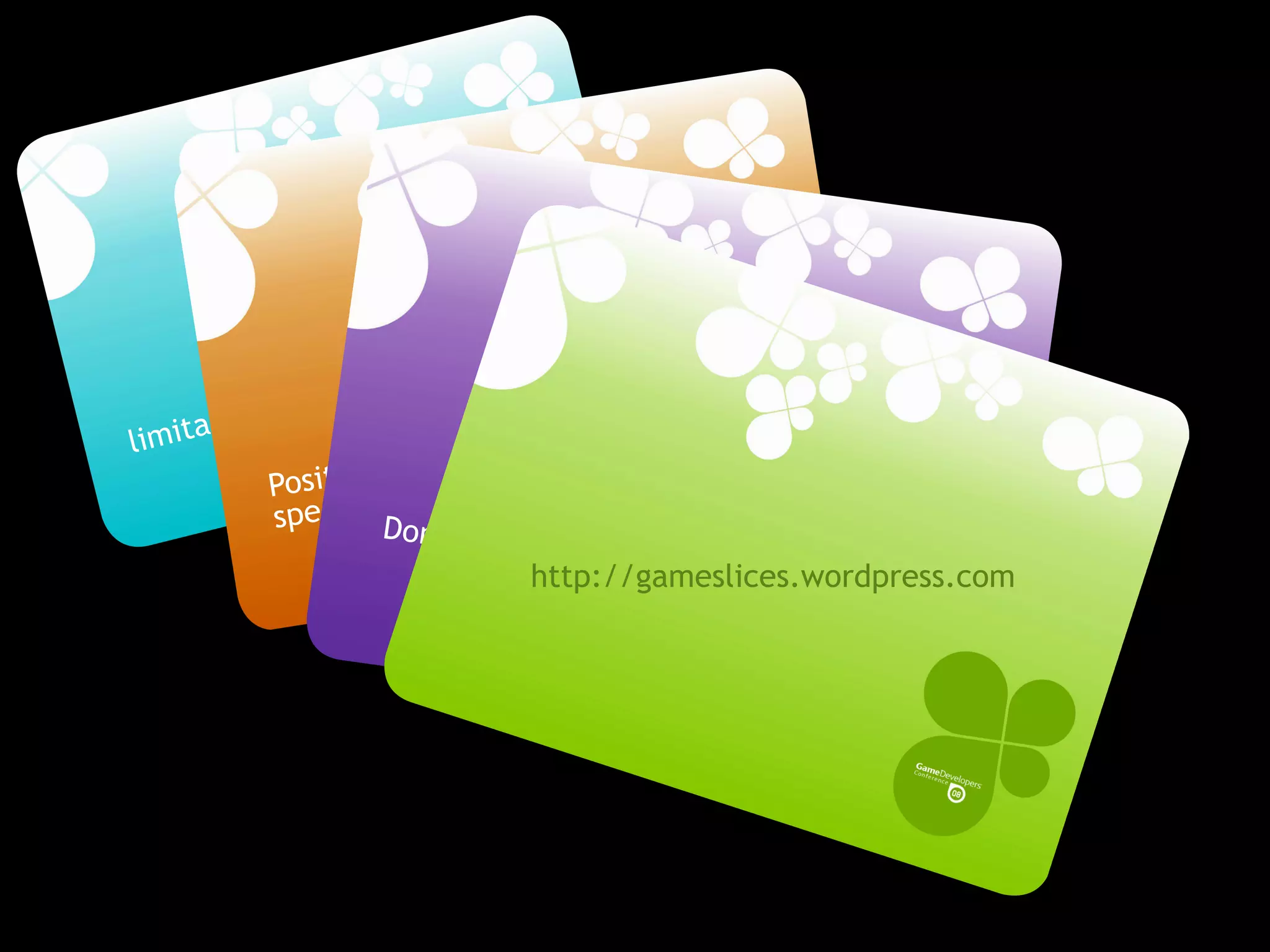 GDCMobile08: Creativity Techniques is Game Design