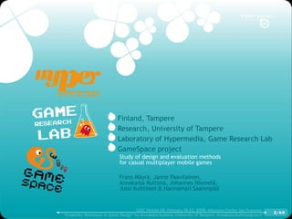 GDCMobile08: Creativity Techniques is Game Design