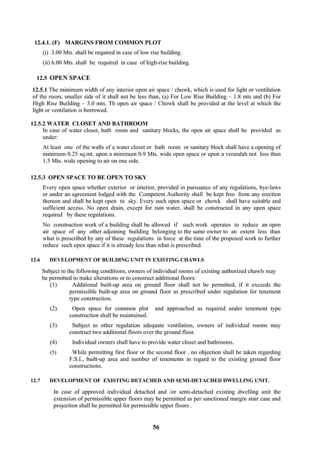 Gujarat Development Control Regulations | PDF