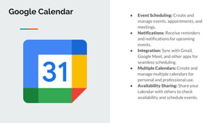 GDCS - Introduction to Google Products and Technologies.pptx