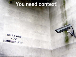 You need context!




http://flickr.com/photos/nolifebeforecoffee/124659356/
 
