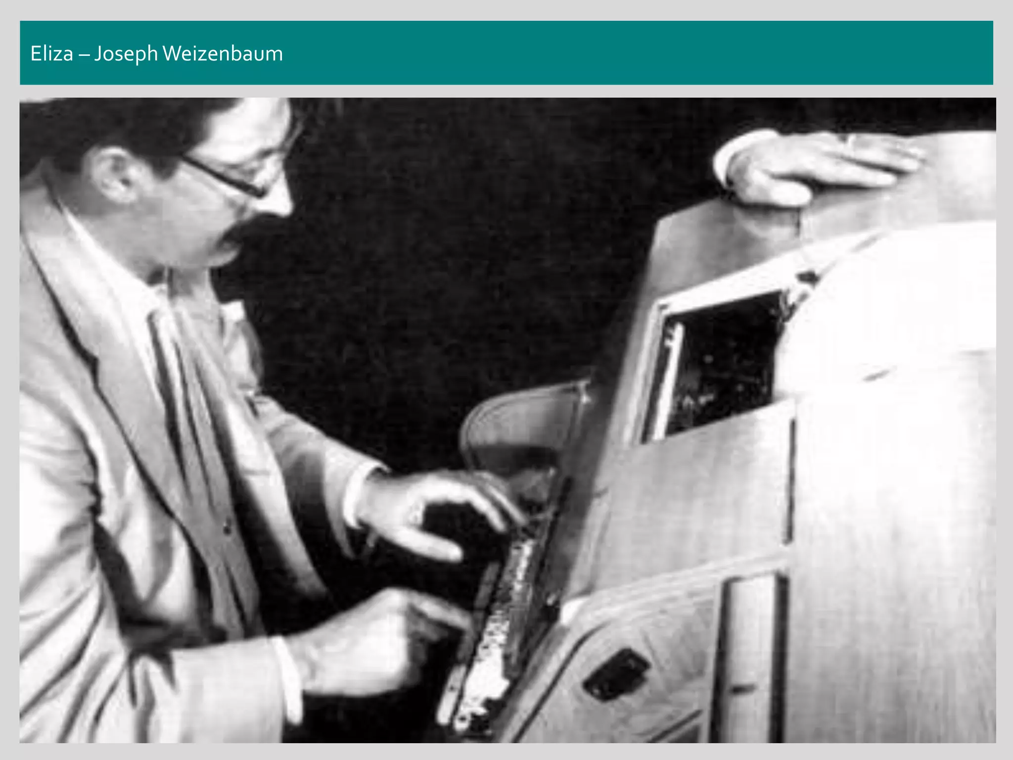 Eliza – Joseph Weizenbaum
 