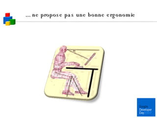 ... ne propose pas une bonne ergonomie 