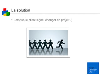 La solution Lorsque le client signe, changer de projet :-) 
