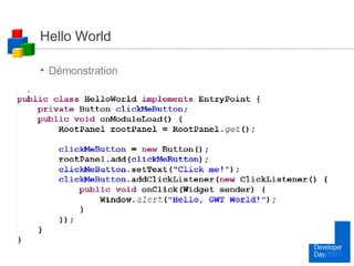 Hello World Démonstration 