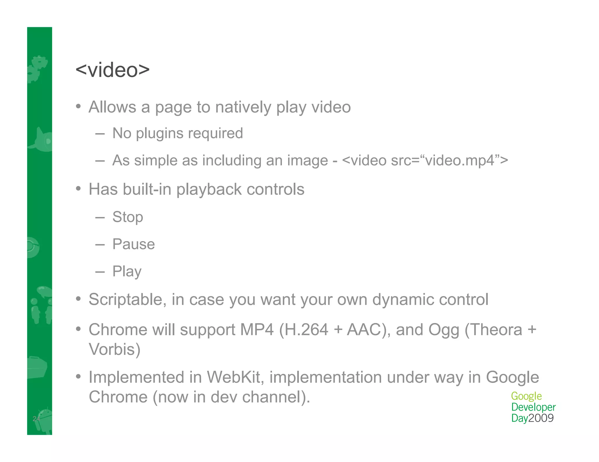Google's HTML5 Work: what's next?