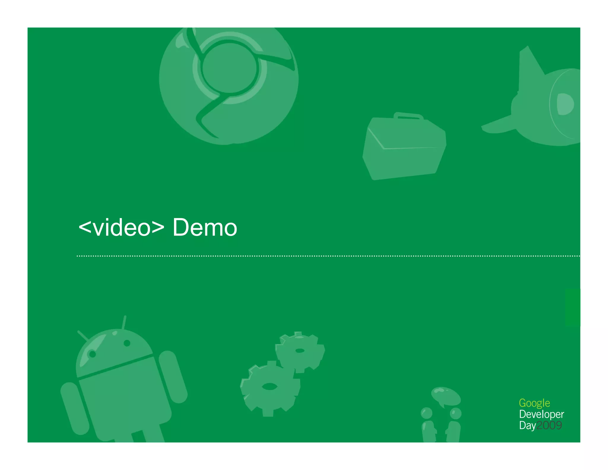 Google's HTML5 Work: what's next?