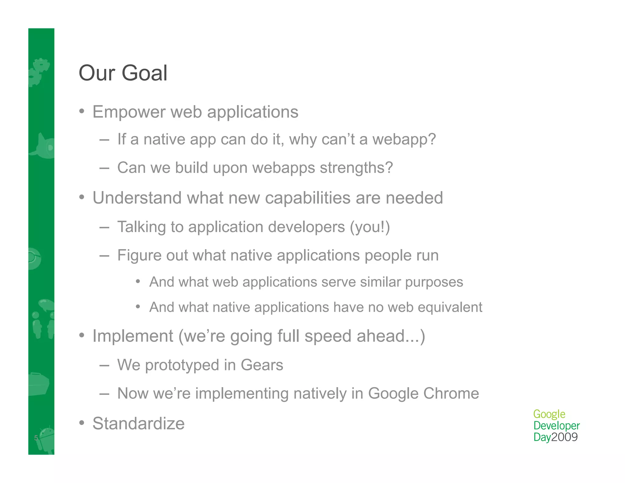 Google's HTML5 Work: what's next?