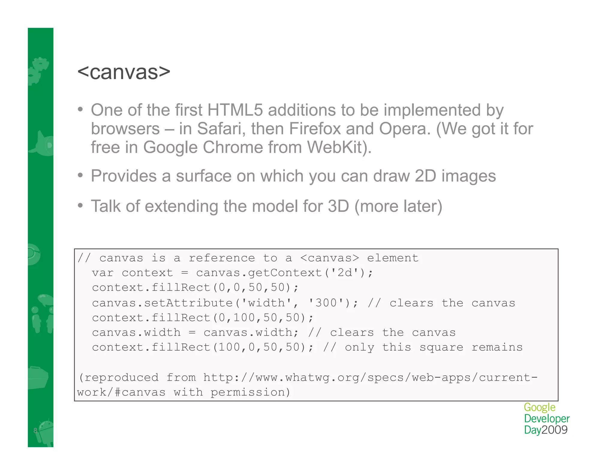 Google's HTML5 Work: what's next?