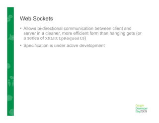 Google's HTML5 Work: what's next?
