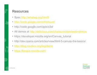 Google's HTML5 Work: what's next?