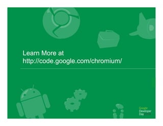 Google's HTML5 Work: what's next?
