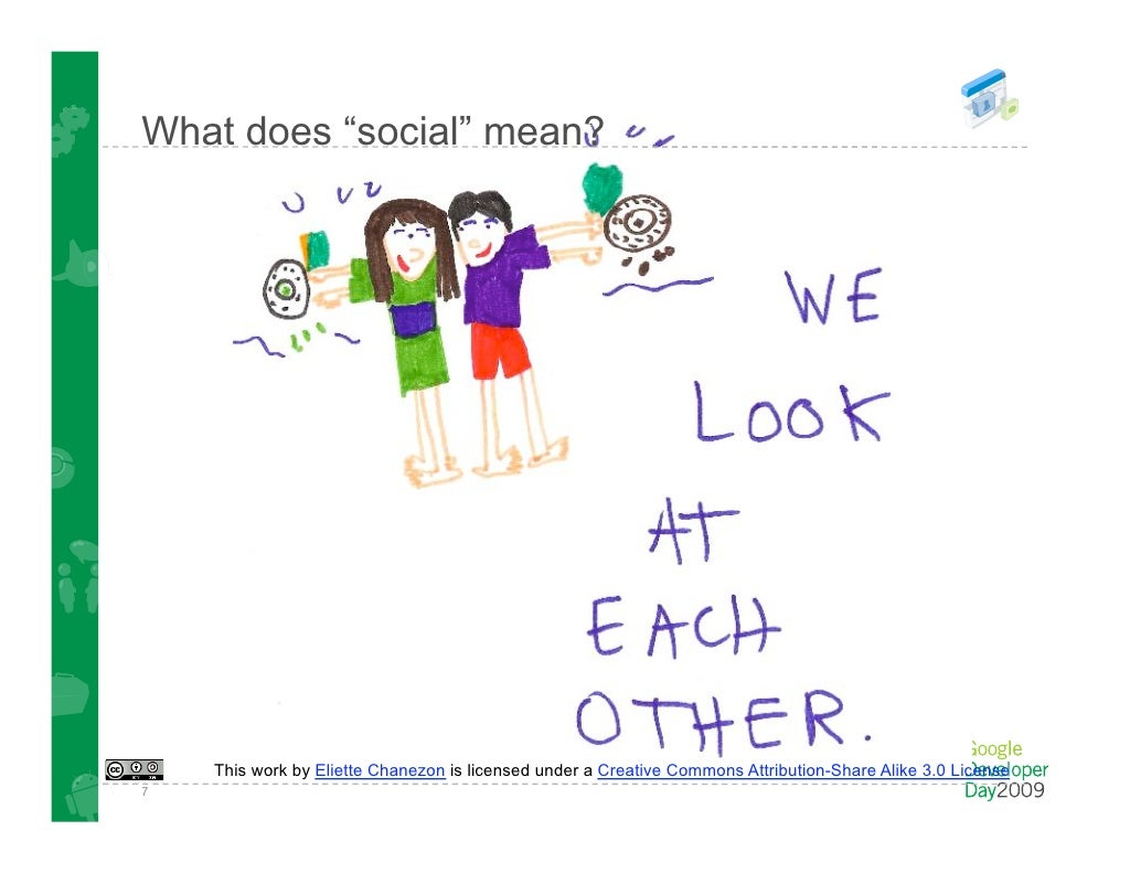 What does “social” mean? This