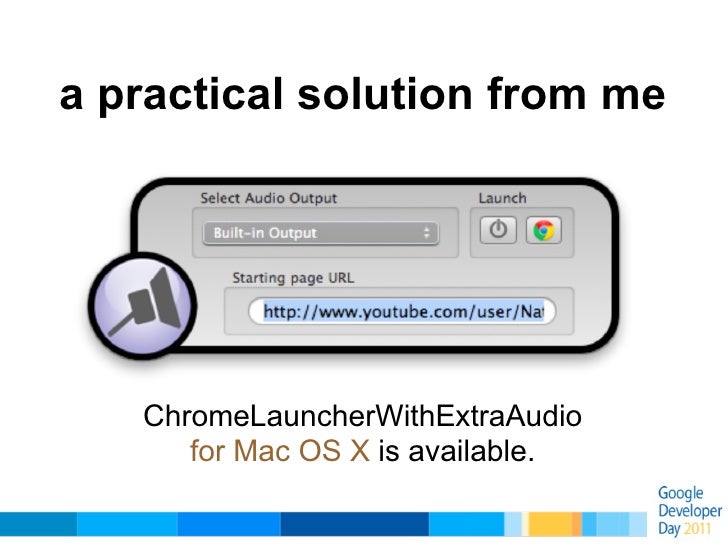 Chrome and Audio Output Devices