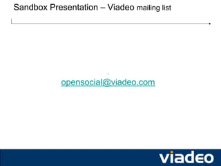 Goodle Developer Days Munich 2008 - Open Social Update
