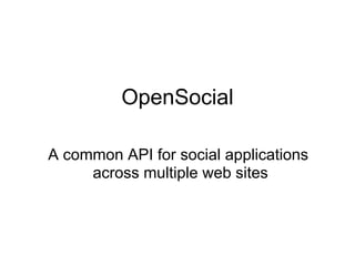 Goodle Developer Days Munich 2008 - Open Social Update